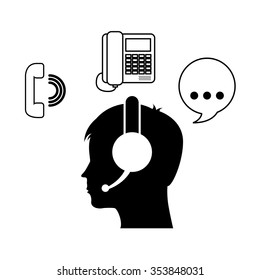 customer service design, vector illustration eps10 graphic 