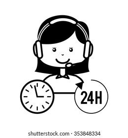 customer service design, vector illustration eps10 graphic 