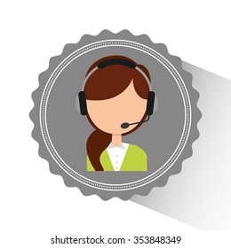 customer service design, vector illustration eps10 graphic 