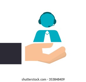 customer service design, vector illustration eps10 graphic 