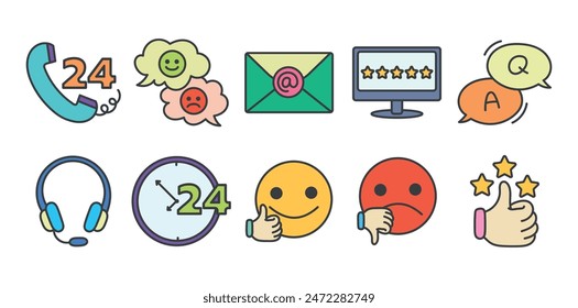 Servicio al cliente Doodle Set Colección