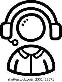 Servicio al cliente doodle Vector icono e ilustración