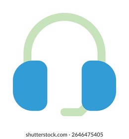 customer service duo tone icon editable vektor