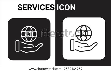 Customer service  excellent icons collection . Favorites Solid Icon Design. Suitable for Infographics Vector illustration eps10
