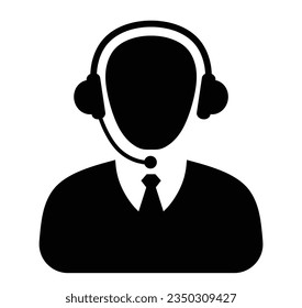 Customer Service Icon, Call Center Operator, Customer Service Icon, Support icons symbol 