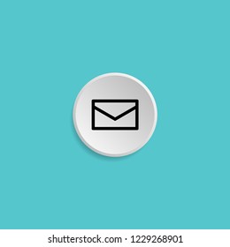 Customer service icon circle with fresh design