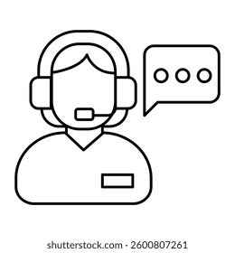Customer service icon, client care, support assistance vector.