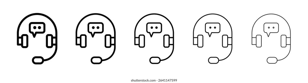 Customer service icon concept. graphic design, logo, Web, UI.