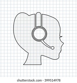 customer service icon  design 