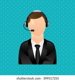 customer service icon  design 
