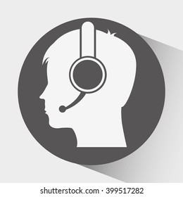 customer service icon  design 