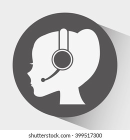 customer service icon  design 