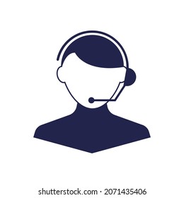 Customer service icon design isolated on white background