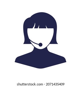 Customer service icon design isolated on white background