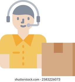 Customer Service Icon Element For Design