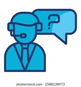 Customer Service Icon Element For Design