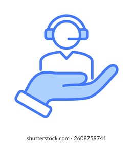 Customer Service Icon Element for Design