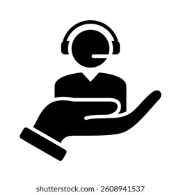 Customer Service Icon Element for Design