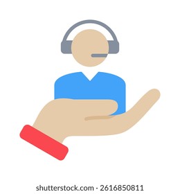 Customer Service Icon Element for Design