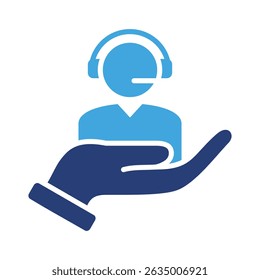 Customer Service Icon Element for Design