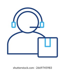 Elemento de icono de Servicio al cliente para el diseño
