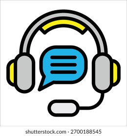 Elemento de icono de Servicio al cliente para el diseño