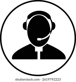 Customer service icon customer, experience, feedback, operator and technical support icons. Solid icon. Call center symbols. Service concept symbols. Online web support system. transparent background