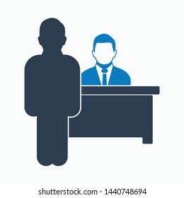 Customer service icon. Flat style vector EPS.