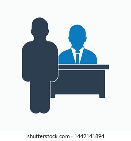 Customer service icon. Flat style vector EPS.