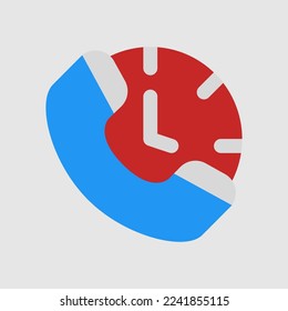 Icono de servicio al cliente en estilo plano, uso para presentación de aplicaciones móviles del sitio web