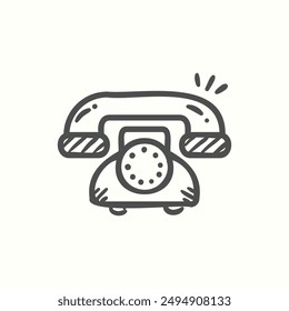 Icono de Servicio al cliente, aislado dibujado a mano tema comercio electrónico