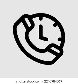 Customer service icon in line style, use for website mobile app presentation