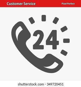 Customer Service Icon. Professional, pixel perfect icons optimized for both large and small resolutions. EPS 8 format.