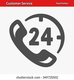 Customer Service Icon. Professional, pixel perfect icons optimized for both large and small resolutions. EPS 8 format.