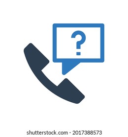 Kundenservice-Symbol - Fragechsymbol