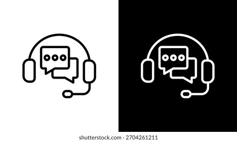 Servicio al cliente con diseño de conjunto de iconos