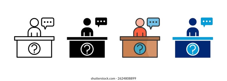 Customer Service Icon Set Multiple Style Collection