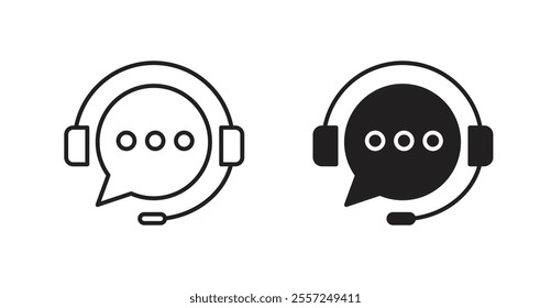 Customer service Icon set. vector illustration set