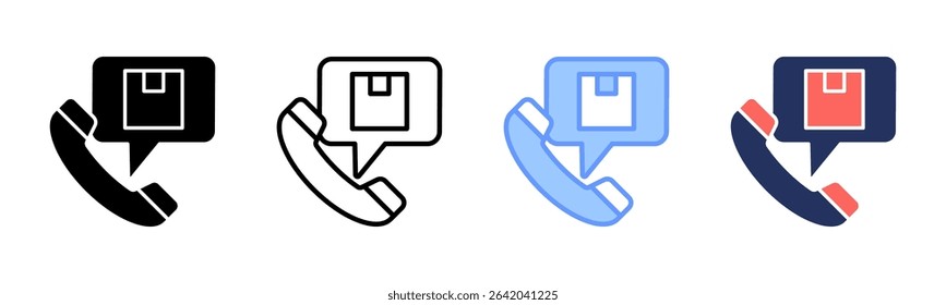 Customer Service icon sheet multiple style collection