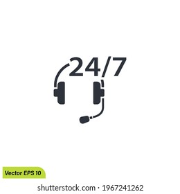 customer service icon simple design element