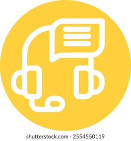 Customer service icon. Support center symbol. Helpline icon vector.

