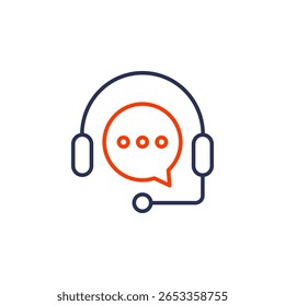 Icono de Servicio al cliente. Icono de Asistencia. Icono de Ayuda.