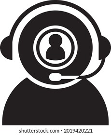 Customer service icon vector. Customer care service.