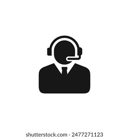 Customer service icon vector. EPS 10 editable vector