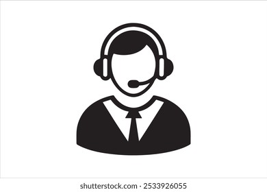 Customer service icon vector. EPS 10 editable vector