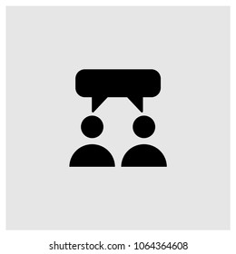 Customer service icon, vector, flat symbol for web