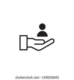 customer service icon vector illustration