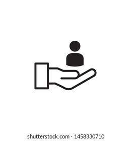 customer service icon vector illustration