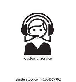 customer service icon vector illustration