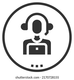 Kundenservice Icon Vektorgrafik , Business